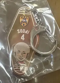 清水エスパルス　蓮川壮大選手　モーテルキーホルダー　ガチャ