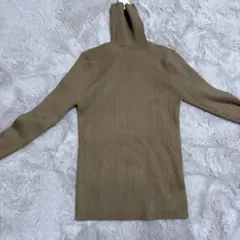 未使用 coca／コカベージュ リブニットセーター L