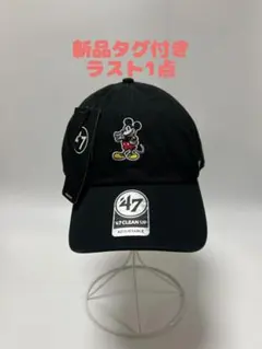【新品】’47 CLEAN UPクリーンナップディズニーミッキー刺繍キャップ