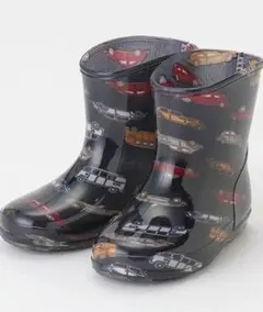 プティマイン レインブーツ 車柄 14cm 未使用