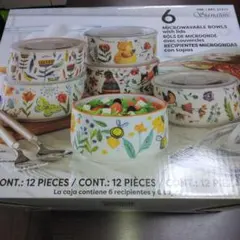 Signature Microwavable Bowls 12ピースセットのサムネイル