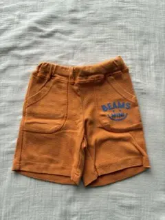 BEAMS MINI オレンジ ショートパンツ 90cm