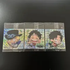 LOG4エース&サボ&ルフィGRまとめ売り【ワンピースシールウエハース】ゴア王国