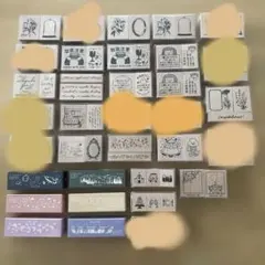 廃盤品込み⭐︎木製スタンプ バラ売り可