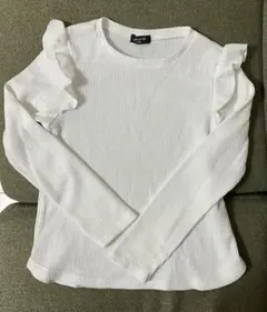 コムサイズム　白　きれいめ　長袖　140