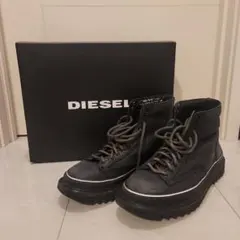 ★DIESEL ブラック ワークブーツのサムネイル