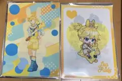 タイトーくじ　初音ミク　RODY J賞K賞クリアファイル　鏡音レン