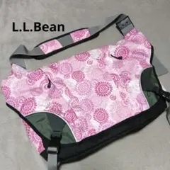 L.L.Bean 花柄 ショルダーバッグ ブリーフケース 大容量 ポケット多数のサムネイル