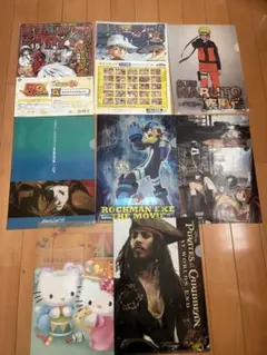 キャラクタークリアファイル／ワンピース色紙他