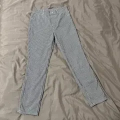 UNIQLO ストレッチパンツ 千鳥格子柄 Mサイズ