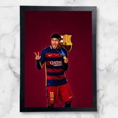 サッカー ネイマール 額縁 フォトフレーム サッカー ネイマール 額縁 フォトフレーム - メルカリ