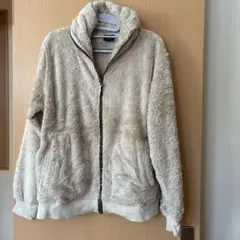 ベージュ ボアジャケット