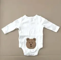 GAPbaby 長袖ロンパース　肌着　くまケツ　50サイズ