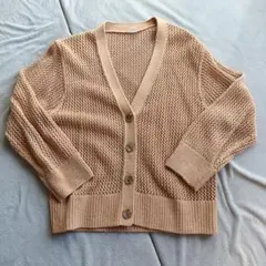 UNIQLO メッシュ編みカーディガン 120