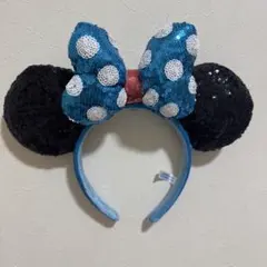 ディズニー ミニー カチューシャ ブルー