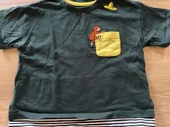Curious George Tシャツ 100サイズ ダークグリーン