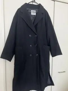 【ikka】 ロングコート 黒のサムネイル