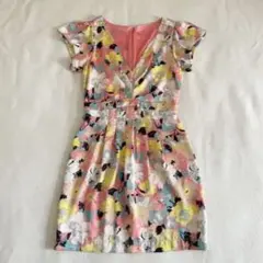 【美品】⭐︎ROYAL PARTY ロイヤルパーティー⭐︎花柄ワンピース　38