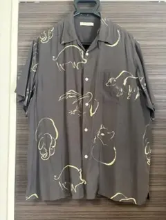 オールドジョーoldjoe動物ドローイングオープンカラーシャツ 17 1/2