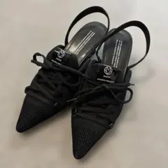 MAISON MAVERICK PRESENTS ニットレースアップヒール