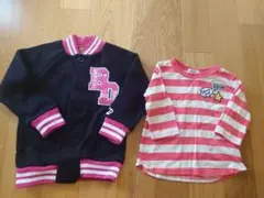 2点セット BABYDOLL ベビードール アウター カットソー ピンク