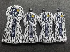 ☆パーリーゲイツ☆ヘッドカバーセット(白)☆DR用×1、FW用×2、UT用×1☆