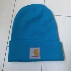 カーハート　ビーニー　ターコイズブルー
