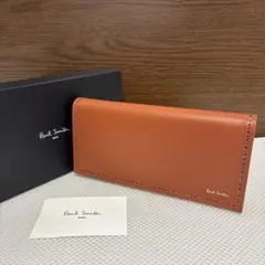 新品　ポールスミス　ストライプインセット　被せ長財布　ウォレットのサムネイル
