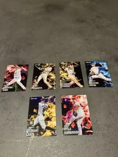 プロ野球チップス　2025第二弾 スターカード6枚セット 岸柳田近藤加藤佐藤栗林