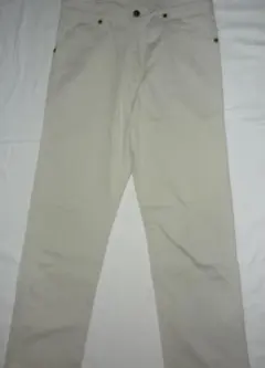 値下処分！ラングラーホワイトストレートジーンズ　ユーズド