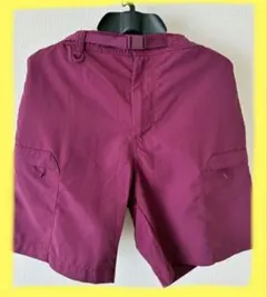 ✨美品 UNIQLO ギアショーツ M パープル 撥水 ナイロン 455505✨のサムネイル