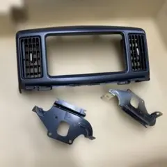 日産パオ用ラジオカセット用車内ブラケット アルミ鋳物製でしっかりし