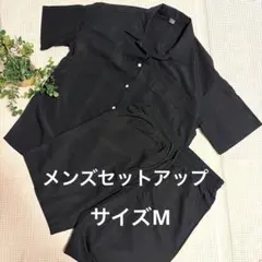 ❤️ブラック/半袖シャツ/ショートパンツ/セットアップ❤️
