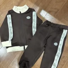 スラップスリップ　ブラウン ジャージ セット 100cm