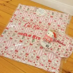 CathKidston×HelloKitty ポーチ　トートバッグセット