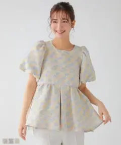 新品【22fabric】ハンカチコレクター/ ブラウス チュニック サイズ42 