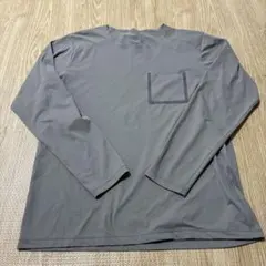 DESCENTEチャコール長袖シャツ LL