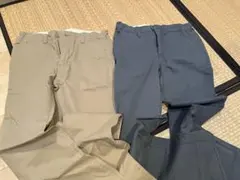 GAP KIDSチノパン 2色セット ベージュ&ネイビー（細身）
