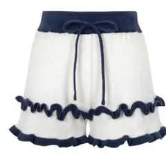 MUGUET frill lace short pants ホワイト - メルカリ