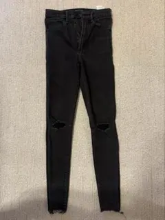 Abercrombie & Fitch スキニーデニム ブラック 27のサムネイル