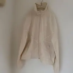 adidas ストライプ ジャケット ベージュ