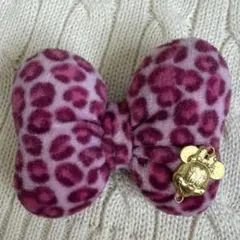 東京ディズニーリゾート ヒョウ柄リボン