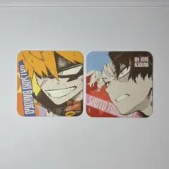 ヒロアカ　原画展　アートコースター　爆豪勝己　轟焦凍　2枚まとめ売り