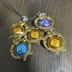原神 神の目 ストラップ ５個セットのサムネイル