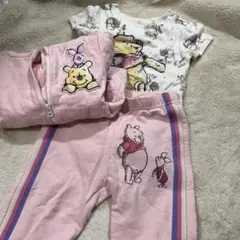 プーさん ベビー服セット ~80cm