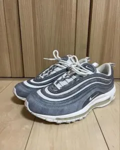 コムデギャルソン　NIKE AIR MAX 97 グレー ホワイト スニーカーのサムネイル