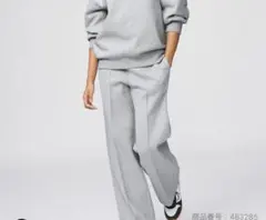 着用1回のみ☆ユニクロ UNIQLO C☆スウェット ストレートパンツ M