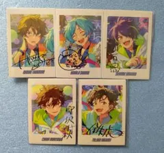 あんスタ 展示会 10周年 ぱしゃっつ 流星隊 千秋 鉄虎 奏汰 翠 忍 5点