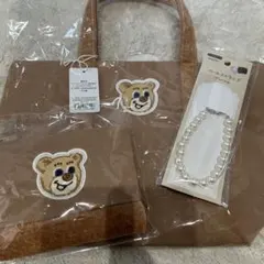 フェイラー　オールドテディ　ワッペン　トートバッグ　ポーチ