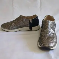 セール中★DIESELディーゼル スニーカー ラメ サイドジップ グリッター